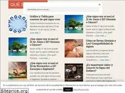Sites similar to quesignosoy.com