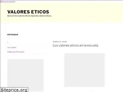 Sites similar to quesonlosvaloreseticos.com