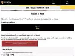Sites similar to quest.uwaterloo.ca
