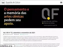 Sites similar to questaodecritica.com.br