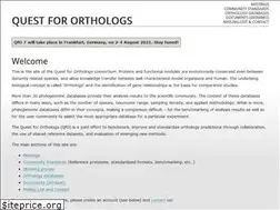 Sites similar to questfororthologs.org