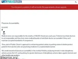 Sites similar to questionabledoctors.org