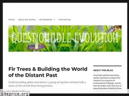 Sites similar to questionableevolution.com