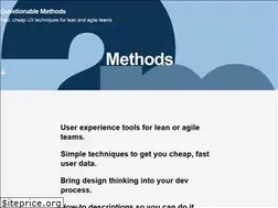 Sites similar to questionablemethods.com