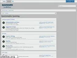 Sites similar to questionablequesting.com