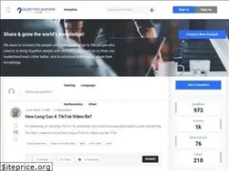Sites similar to questionanswerhub.com