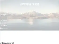 Sites similar to questiondedroit.ch