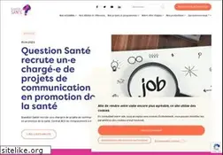 Sites similar to questionsante.org
