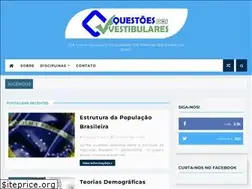 Sites similar to questoesdosvestibulares.com.br
