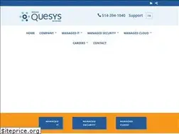 Sites similar to quesys.com