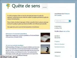 Sites similar to quete-de-sens.com