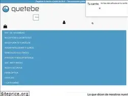 Sites similar to quetebeshop.com