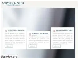 Sites similar to quevedo-ponce.com