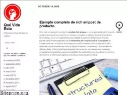 Sites similar to quevidaesta.com