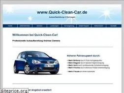 Sites similar to quick-clean-car.de