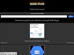 Sites similar to quick.work