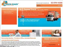 Sites similar to quickandeasyremovals.com.au