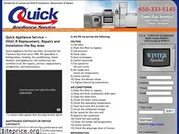 Sites similar to quickapplianceservice.com