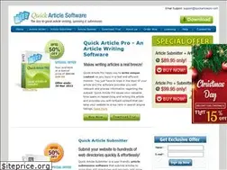 Sites similar to quickarticlepro.com