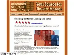 Sites similar to quickboxcontainers.com