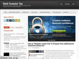 Sites similar to quickcomputertips.com