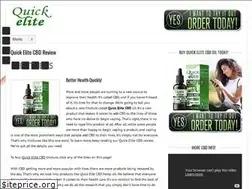 Sites similar to quickelitecbd.org
