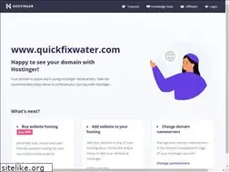 Sites similar to quickfixwater.com
