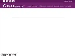 Sites similar to quickinsured.com