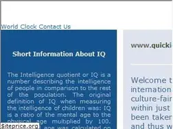 Sites similar to quickiqtest.net