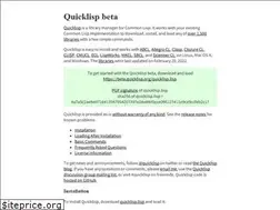 Sites similar to quicklisp.org