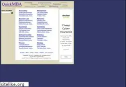 Sites similar to quickmba.com