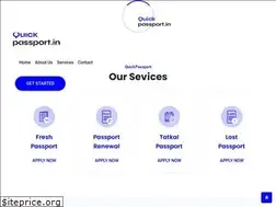 Sites similar to quickpassport.in