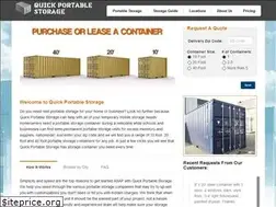 Sites similar to quickportablestorage.com
