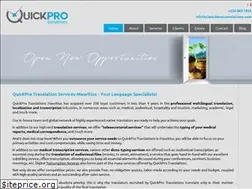 Sites similar to quickprotranslations.com