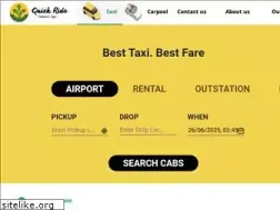 Sites similar to quickride.in
