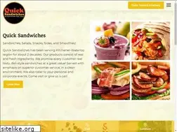 Sites similar to quicksandwiches.ca