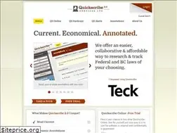 Sites similar to quickscribe.bc.ca