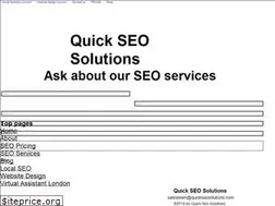 Sites similar to quickseosolutions.com