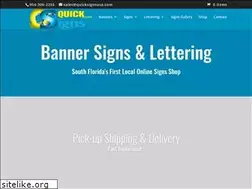 Sites similar to quicksignsusa.com