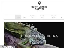 Sites similar to quickverbaltactics.com