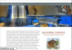 Sites similar to quidormiletrusco.it