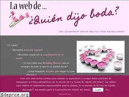 Sites similar to quiendijoboda.es