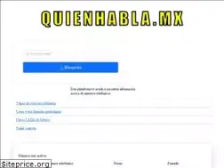 Sites similar to quienhabla.mx