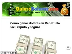 Sites similar to quierodolares.com