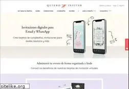 Sites similar to quieroinvitar.com
