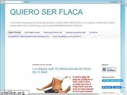 Sites similar to quieroserflacarapido.blogspot.com