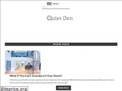 Sites similar to quietden.com