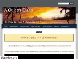 Sites similar to quieteroahu.com