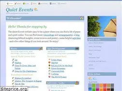 Sites similar to quietevents.org