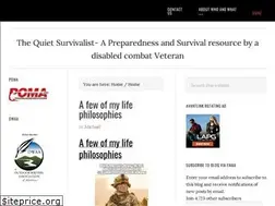 Sites similar to quietsurvivalist.com
